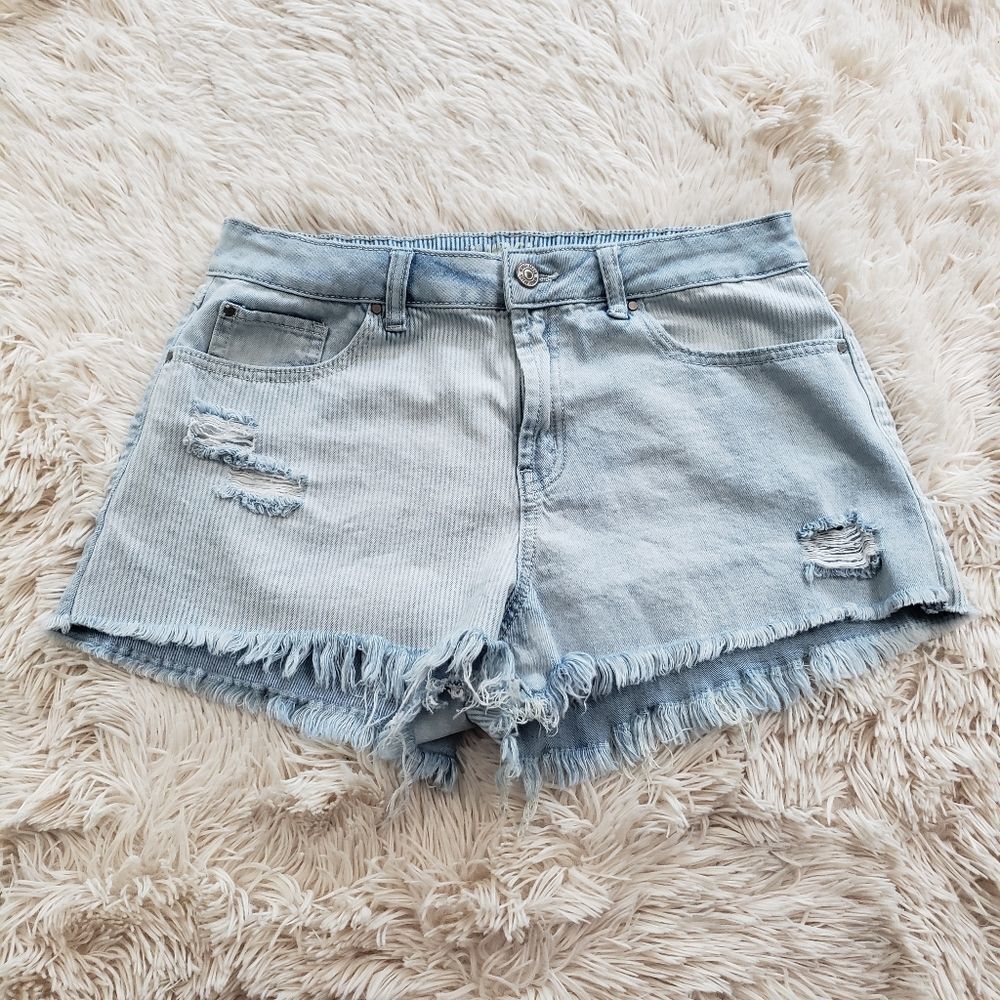 REWASH distressed frayed hem cutoff shorts size 11